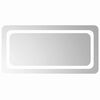 vidaXL Badrumsspegel LED 80x40 cm