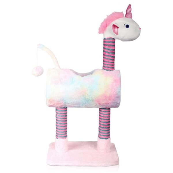 Pets Collection Kl&ouml;spelare Unicorn rosa 40x30x85 cm
