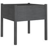 vidaXL Odlingsl&aring;da gr&aring; 70x70x70 cm massiv furu