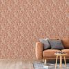 DUTCH WALLCOVERINGS Tapet Mae orange och beige