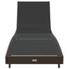 vidaXL Solstol Reclining Brun 70 x 197 x 82 cm Poly Rattan och Metall