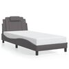 vidaXL Bed Frame "Viana" without Mattress Grey 80x200 cm Faux Leather