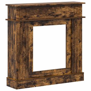 vidaXL Eldstadsram R&ouml;kt ek 102 x 26 x 100 cm Konstruerat tr&auml;