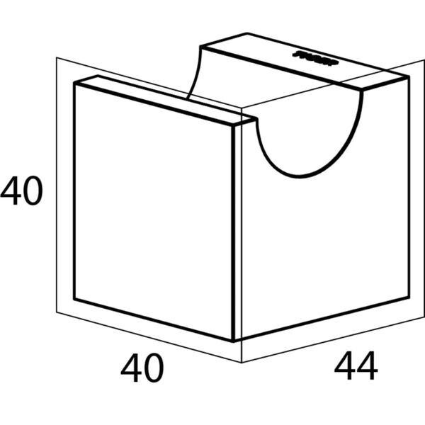Tiger Handdukskrok Nomad 4x4,4 cm Svart 249630746