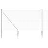 vidaXL St&auml;ngselstolpe Silver 100 x 1 m (13 mm n&auml;t) St&aring;l