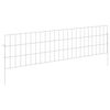 vidaXL Tr&auml;dg&aring;rdsst&auml;ngsel med p&aring;lar 48 pcs 115 x 30 cm Mesh Silver