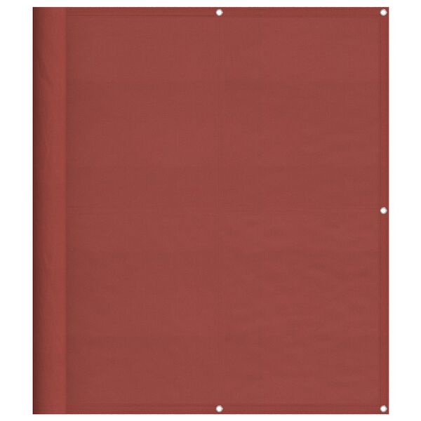 vidaXL Balkongskärm terrakotta 120x700 cm 100% polyester oxford