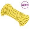 vidaXL B&aring;tlina gul 4 mm 500 m polypropen