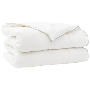 vidaXL Dunt&auml;cke 240x260 cm 4 &aring;rstider 300 GSM Australiensk Ull Vit