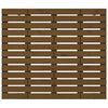 vidaXL V&auml;ggmonterad huvudgavel honungsbrun 146x3x91,5 cm massiv furu
