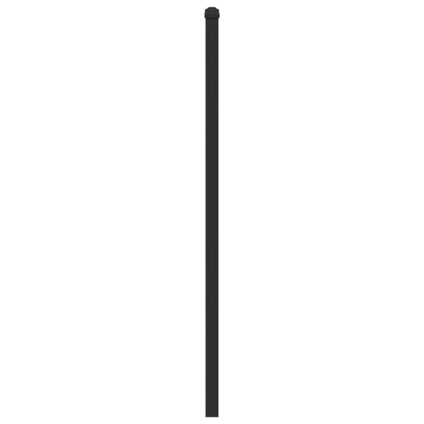 vidaXL Sänggavel brun ek 90 cm konstruerat trä och stål