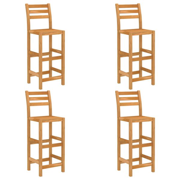 vidaXL Bargrupp för trädgården 5 delar massiv akacia