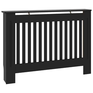 vidaXL Elementskydd svart 112x19x81,5 cm konstruerat tr&auml;
