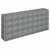 vidaXL Planteringsgabion upphöjd galvaniserat stål 180x30x90 cm