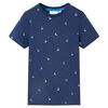 vidaXL T-shirt f&ouml;r barn m&ouml;rkgr&aring; 92