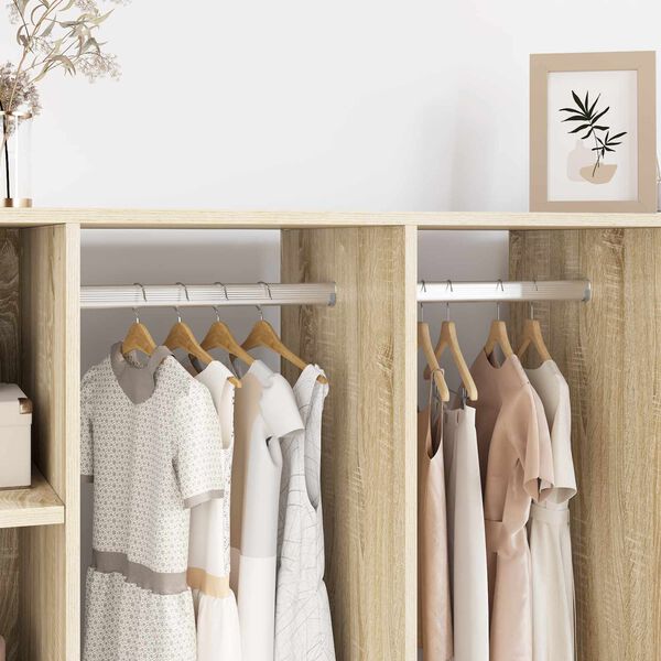 vidaXL Kl&auml;dst&aring;ng 12 pcs Silver 764 x 15 x 29 mm Aluminiumlegering