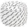 vidaXL M&aring;ngsidigt bruksrep 12 mm 100 m Vit Polyester