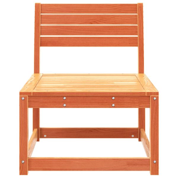 vidaXL Tr&auml;dg&aring;rdssoffa vaxbrun massiv furu