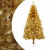 vidaXL Plast Hingad Julgran 210 cm 300 LED-lampor Varmvit