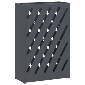 vidaXL Regn Paraplyst&auml;ll Antracit 28 x 12 x 41 cm St&aring;l