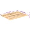vidaXL Bordsskiva i massivt mangoträ 15-16 mm 70x60 cm