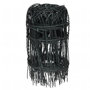 vidaXL Rabattkant pulverlackerat järn 25x0,4 m