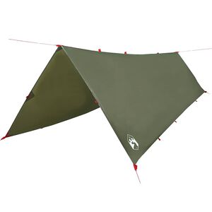 vidaXL Tarp olivgr&ouml;n 506x306 cm vattent&auml;t
