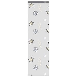 vidaXL Duschrullgardin med kassett 60x240 cm tyg bredd 56 cm