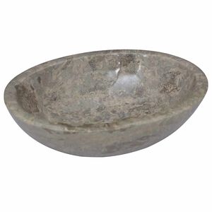vidaXL Handfat gr&aring; 53x40x15 cm marmor