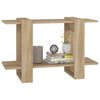 vidaXL Bokhylla/Rumsavdelare sonoma-ek 80x30x51 cm