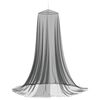vidaXL Myggn&auml;t f&ouml;r s&auml;ng 3 st 156 mesh Svart ⌀56 x 220 cm Polyester