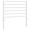 vidaXL Ers&auml;ttningsgavel metall vit 100 cm