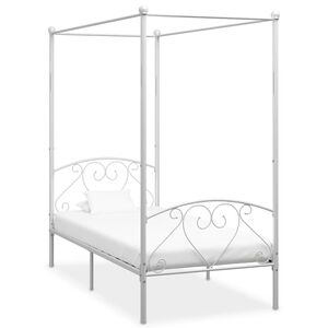 vidaXL S&auml;nghimmel utan madrass metall 90x200 cm