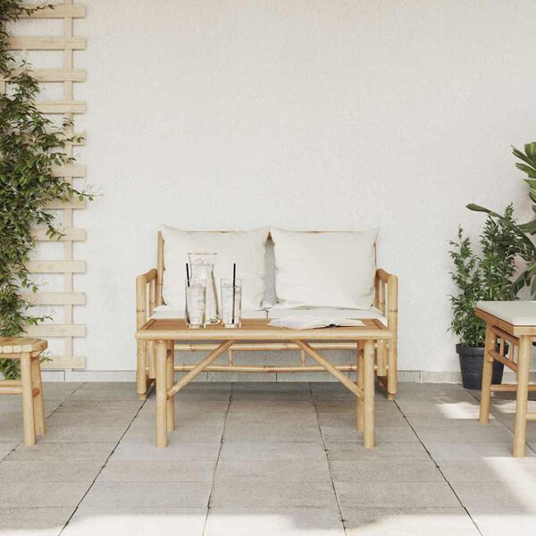 vidaXL Kaffeebord Brun 90 x 50 x 43 cm Bambu