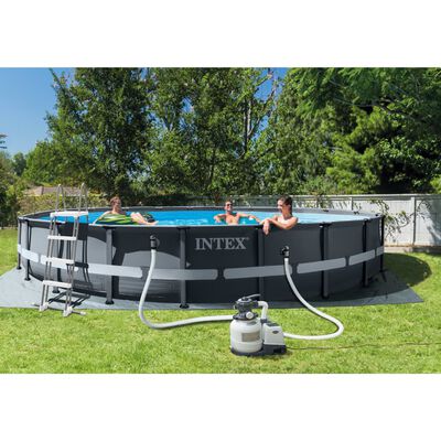 Intex Pool med tillbehör Ultra XTR Frame rund 610x122 cm