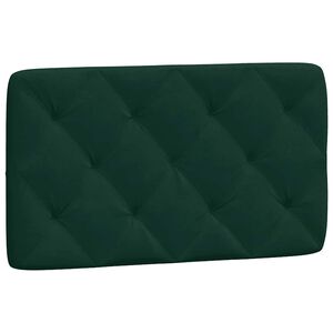 vidaXL Headboard Cushion Dark Green 80 cm Velvet