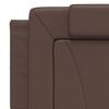 vidaXL Bed Frame "Viana" with LED without Mattress Brown 160x200 cm