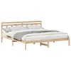 vidaXL S&auml;ngram Brun 200 x 200 cm Massiv furu