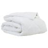 vidaXL Dunt&auml;cke Vit 220 x 140 x 4 cm Polyester