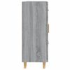 vidaXL Skänk grå sonoma 69,5x34x90 cm konstruerat trä