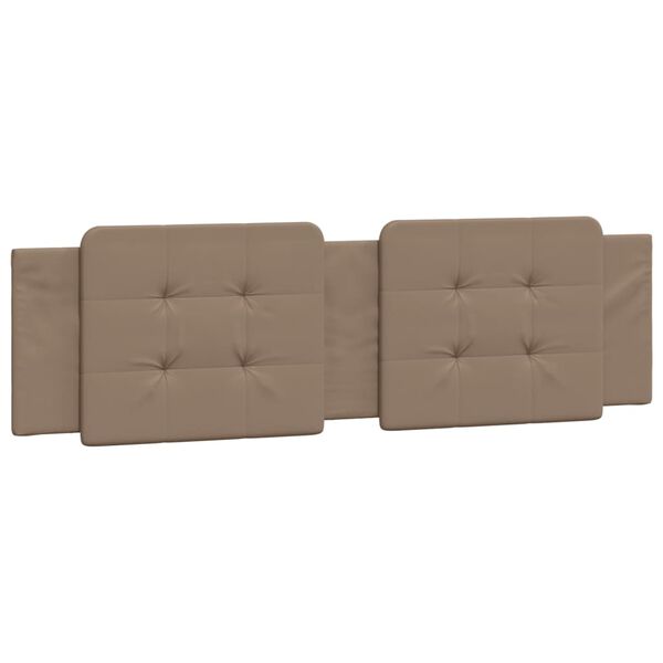 vidaXL Headboard Cushion "Zadar" Cappuccino 180 cm Faux Leather