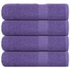 vidaXL Badlakan FROGN 4 st lila 100x150 cm 360 gsm