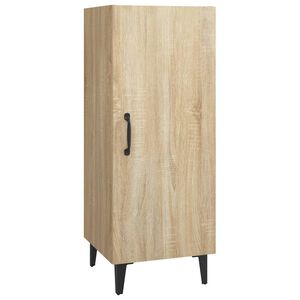 vidaXL Sk&aring;p sonoma-ek 34,5x34x90 cm konstruerat tr&auml;