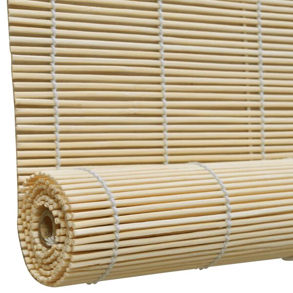 vidaXL Rullgardin i bambu 120 x 160 cm natur