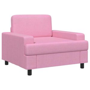 vidaXL F&aring;t&ouml;lj Rosa Tyg