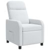 vidaXL Recliner Vit Tyg
