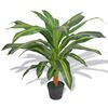 vidaXL Konstv&auml;xt Dracena med kruka 90 cm gr&ouml;n