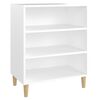 vidaXL F&ouml;rvaringshylla vit 57x35x70 cm konstruerat tr&auml;