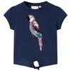 T-shirt f&ouml;r barn marinbl&aring; 104