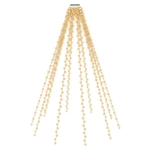 vidaXL Ljusn&auml;t f&ouml;r julgran 400 LED 400 cm